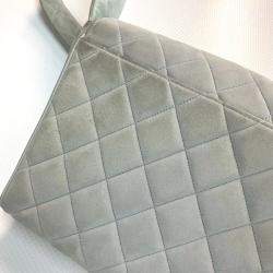 Pre Owned Chanel Light blue gray CC Mark bag