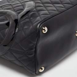 Chanel Black Quilted Leather Large Ligne Cambon Tote