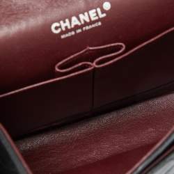 Pre Owned Chanel Black Quilted Leather Medium Classic Double Flap Bag