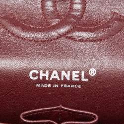 Pre Owned Chanel Black Quilted Leather Medium Classic Double Flap Bag