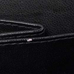 Pre Owned Chanel Navy Blue Fabric Madame Coco Classic Double Flap Runway Bag