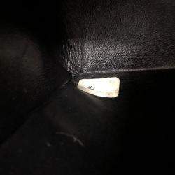 Pre Owned Chanel Black Lambskin Matelasse 30 Chain Bag