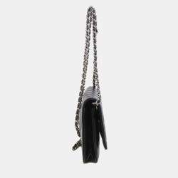 Chanel Caviar Skin Coco Mark Chain Wallet
