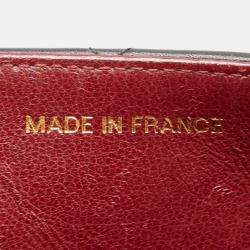 Pre Owned Chanel Black Lambskin Matelasse Coco Mark Chain Shoulder Bag
