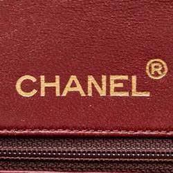 Pre Owned Chanel Black Lambskin Matelasse 25 Coco Mark Double Flap Chain Shoulder Bag