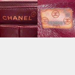 Chanel Black Gold Leather Matelasse Bag