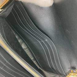 Gucci Black Gold Jackie 1961 Long Wallet