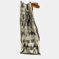 Pre Owned Chanel Beige CC Mark Chain Tote Bag