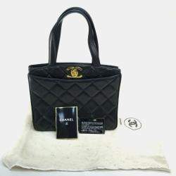 Pre Owned Chanel Black CC Mark Bag