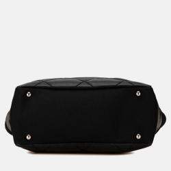 Pre Owned Chanel Black Canvas Small Paris-Biarritz Tote Bag