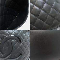 Pre Owned Chanel Calfskin Cambon Line Tote Bag