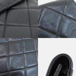 Pre Owned Chanel Lambskin Coco Mark Matelasse Shoulder Bag