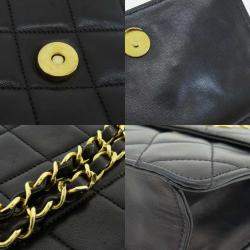 Pre Owned Chanel Lambskin Coco Mark Matelasse Shoulder Bag