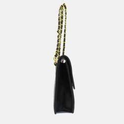 Pre Owned Chanel Lambskin Coco Mark Matelasse Shoulder Bag
