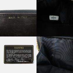 Chanel Caviar Skin Coco Mark Long Chain Wallet