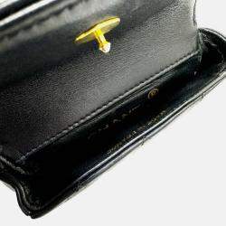 Chanel Ramsun Black Matelasse Coco Mark Belt Bag
