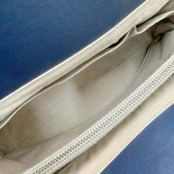 Chanel Navy Leather Matelasse Tote Bag Chain