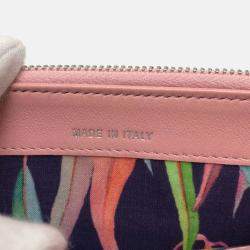Chanel Pink CC Mark Chain Wallet Long Wallet