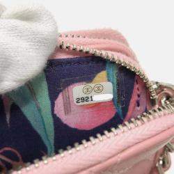 Chanel Pink CC Mark Chain Wallet Long Wallet