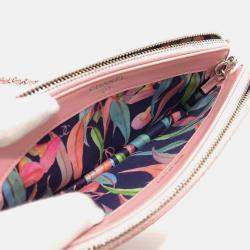 Chanel Pink CC Mark Chain Wallet Long Wallet