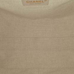 Pre Owned Chanel Small Canvas Deauville Satchel Bag