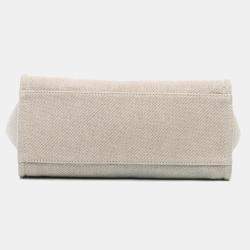 Pre Owned Chanel Small Canvas Deauville Satchel Bag