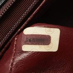 Pre Owned Chanel Black Quilted Leather Vintage Classic Flap Bag