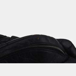 Pre Owned Chanel Black Quilted Leather Lady Braid Bowler Bag