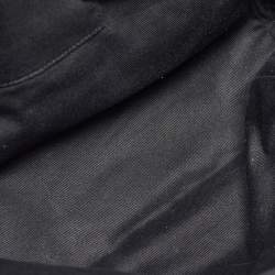 Pre Owned Chanel Black Nubuck Leather Darjeeling Flap Bag