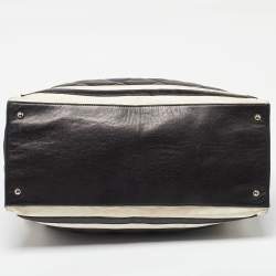 Pre Owned Chanel Black Leather Paris Venice Lido Tote