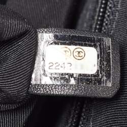 Chanel Black Chevron Leather Urban Spirit Backpack