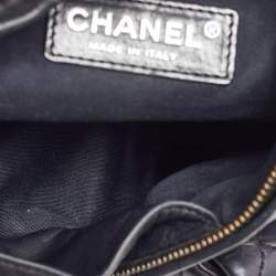 Pre Owned Chanel Black Leather CC Mini Backpack Is Back Backpack