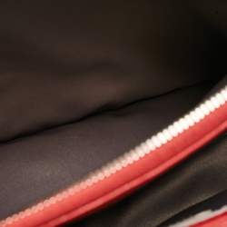 Pre Owned Chanel Red Quilted Caviar Leather Grand Shopper Tote