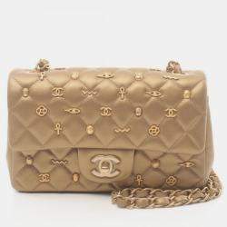 Chanel Matelasse Leather Brown Shoulder Bag