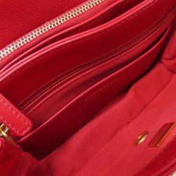 Pre Owned Chanel Lambskin Chain Shoulder Matelasse Bag