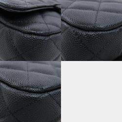 Pre Owned Chanel Caviar Skin Chain Shoulder Matelasse Bag