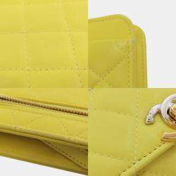 Pre Owned Chanel Lambskin Chain Shoulder Bag