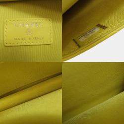 Pre Owned Chanel Lambskin Chain Shoulder Bag