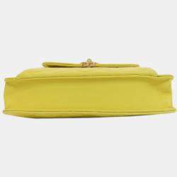 Pre Owned Chanel Lambskin Chain Shoulder Bag