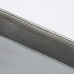 Pre Owned Chanel Grey Quilted Leather Small CC Flap Bag