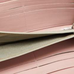 Chanel Pink Caviar Leather CC Timeless Zip Around Wallet