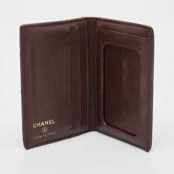 Chanel Black Quilted Leather Bifold Card Holder