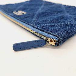 Chanel Denim 19 Clutch New Medium