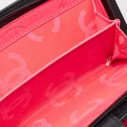 Chanel Black Quilted Leather CC Cambon Compact Wallet