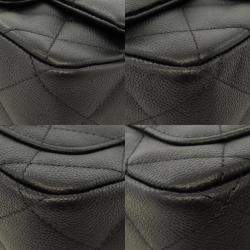 Pre Owned Chanel Caviar Skin Chain Shoulder Coco Mark Bag