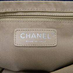 Chanel Navy Blue Leather Matelasse Handbag