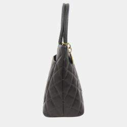 Pre Owned Chanel Caviar Skin Reproduction Tote Bag