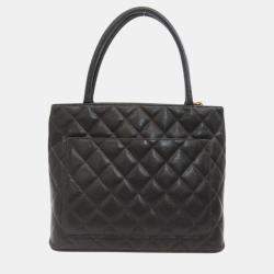 Pre Owned Chanel Caviar Skin Reproduction Tote Bag
