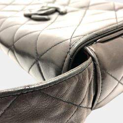 Pre Owned Chanel Black CC Mark bag shawl Shoulder Bag