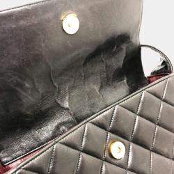 Pre Owned Chanel Black CC Mark bag shawl Shoulder Bag